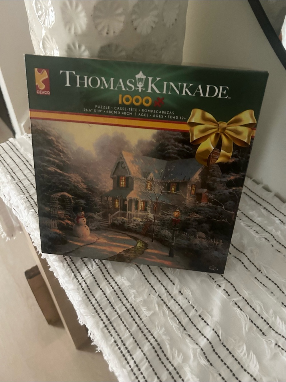 Ceaco Thomas Kinkade Holiday Midnight Delivery 1000 Piece Puzzle